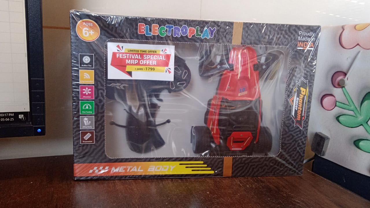 Electroplay High-Speed Remote Control Racing Car (1 Set)