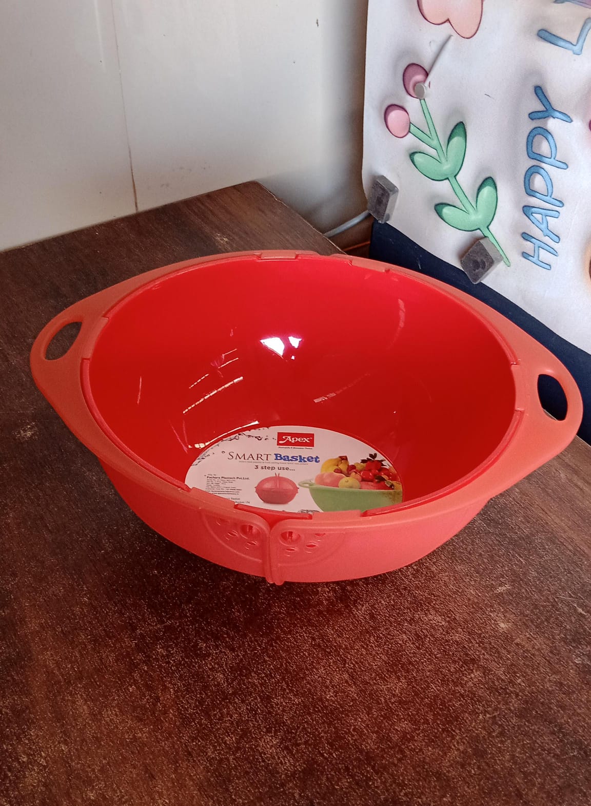 Apex Smart Basket 3in1 Multiuse Fruit And Vegetable Bowl (1 Pc / Mix Color)
