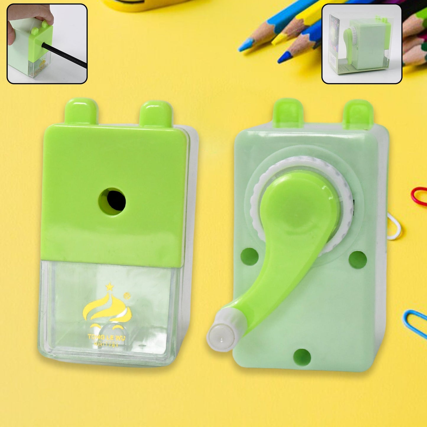 Table Sharpener-Pencil & Sharpener for Pencil Sharpener Machine (1 Pc)