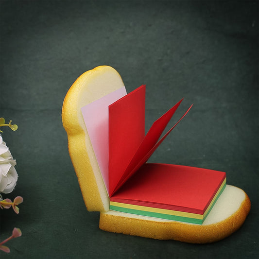 Sandwich Shaped Note / Sticky Notes / Memo Notes, Unique Mini Notes (Multicolor)