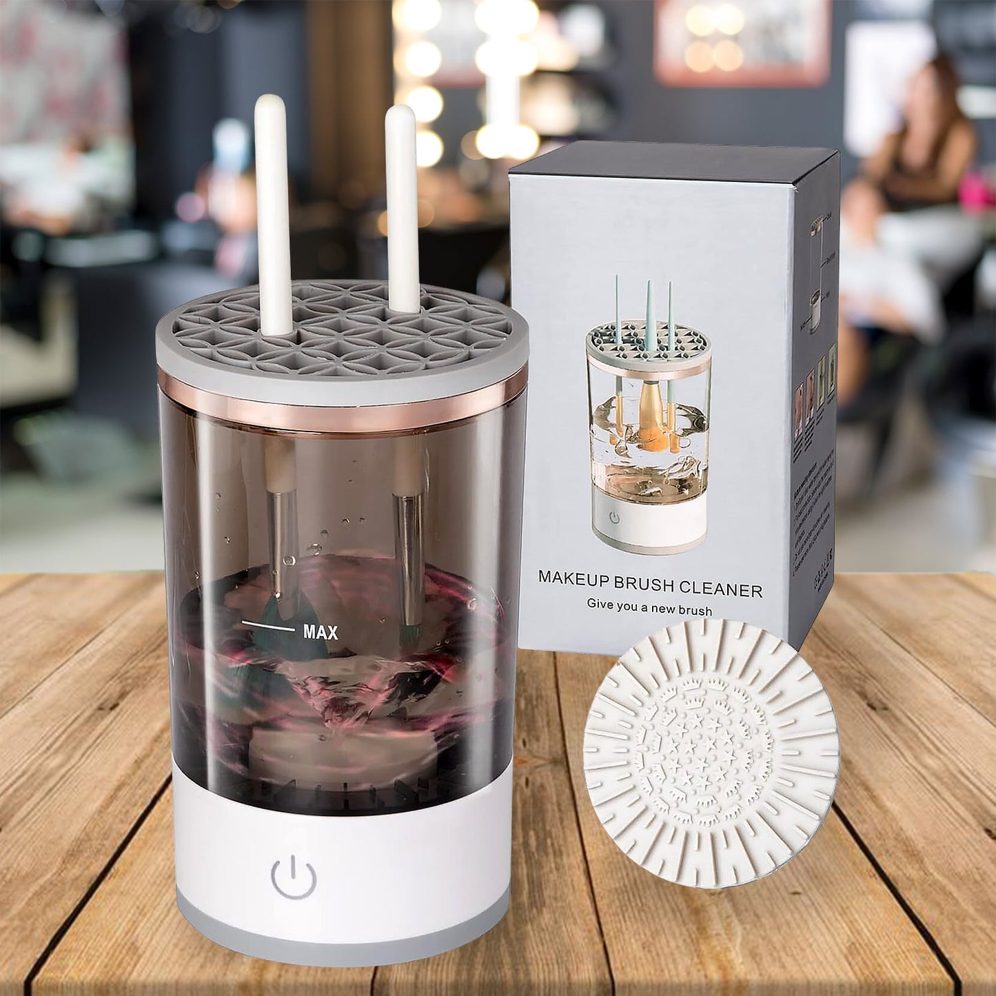 Automatic Makeup Brush Cleaner Fast Electric Brush Cleaner  (1 Pc)
