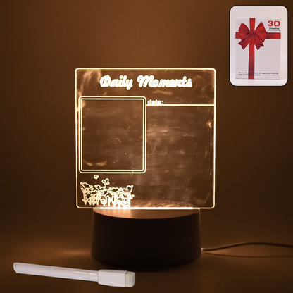 3D Acrylic Creative Lamp Decorative Light