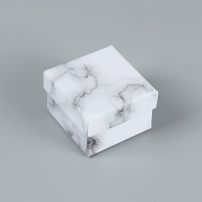 Cardboard Jewelry Boxes Gift Case Small Paper Jewelry Gift (7 Pcs Set / Mix Size)