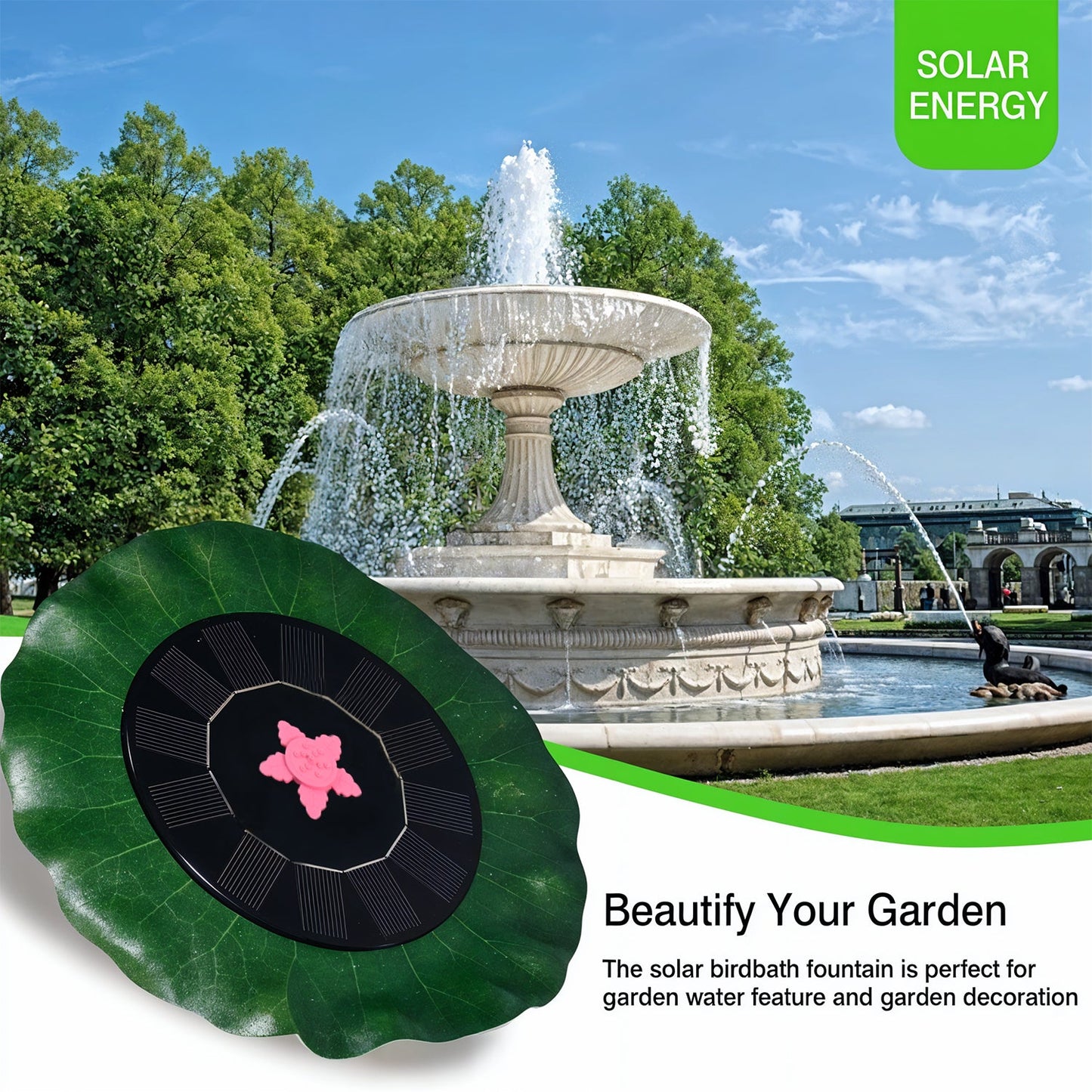 Lush Spray Solar Pond Jet