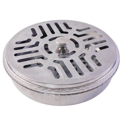 Safe coil burning stand container