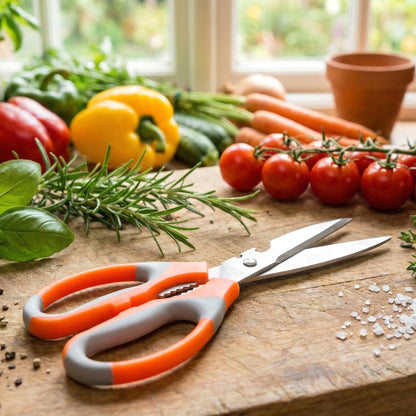 Multi purpose kitchen cutting tool