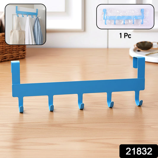 Durable metal wall hook organizer