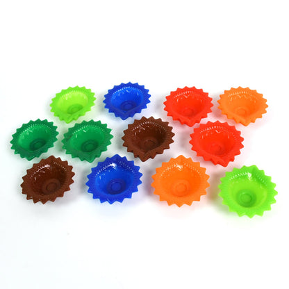 Silicone Diya Set