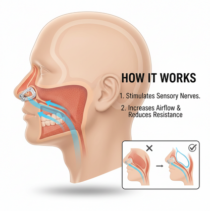 Anti-Snore Nose Clip (Silicone, 1 Pc)