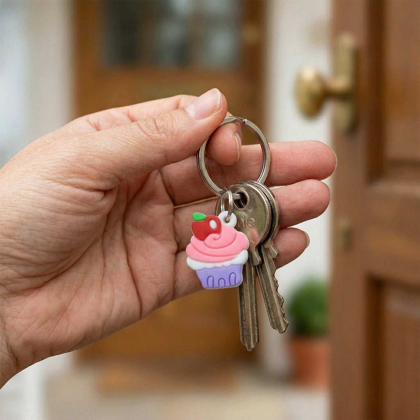 Cupcake Keychain
