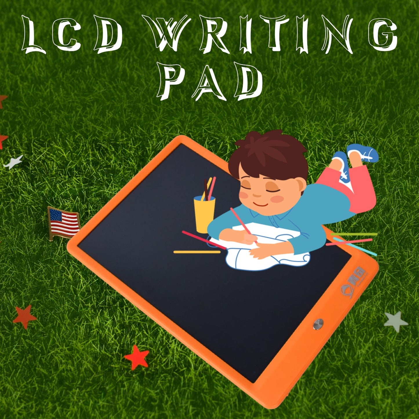 Portable LCD Writing Board Slate Drawing Record Notes Digital   (1 pc / 25×15 Cm)