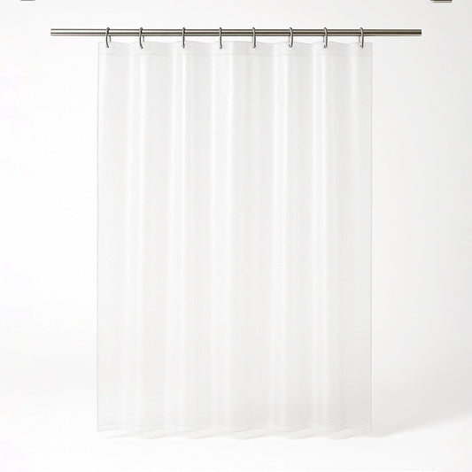 Transparent Waterproof Shower Curtain 75x52 Inch