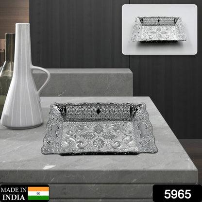 Decorative Mukhwas & Dry Fruit Serving Tray – Fancy Candy Plate