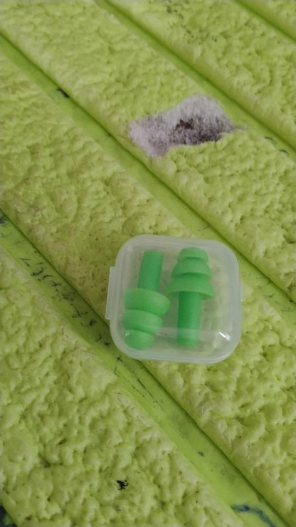 Safety Ultra Soft Foam Ear Plugs Reusable for Sleeping Travel  2 Pc
