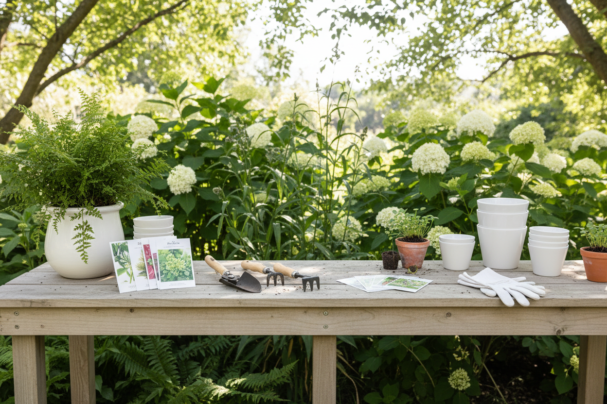 Garden Potting Bench