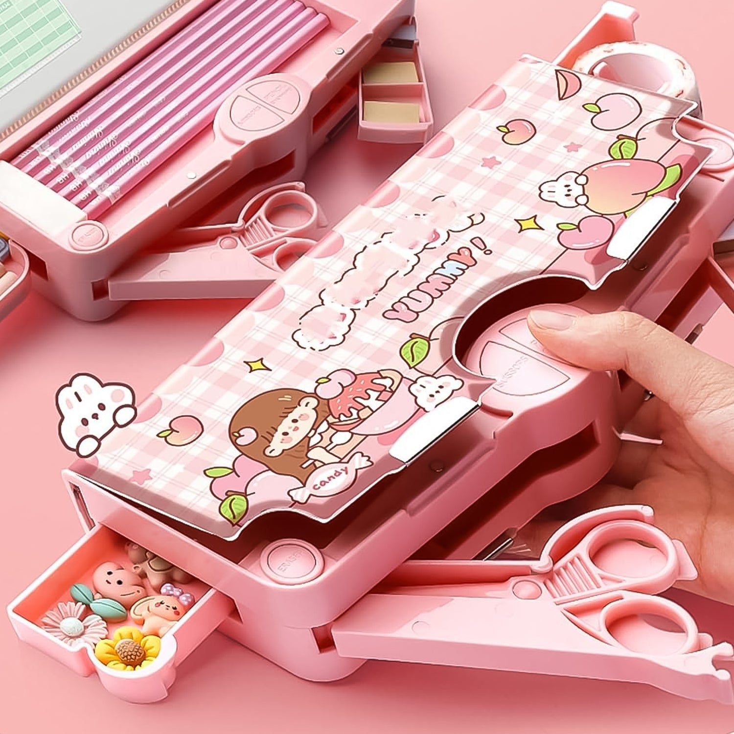  Pencil Box for School Kids